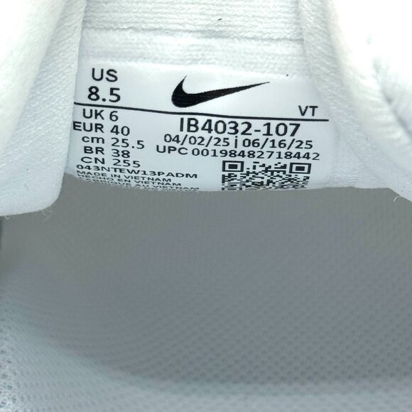 Nike Womens Vomero 18 TB White Gunsmoke Gray Shoes Sz 8.5 New Running IB4032-107 - Picture 5 of 12